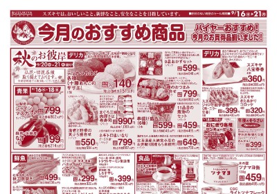今月のおすすめ商品